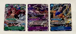 2023 One Piece (3x) Promo Cards Kaido Kid Crocodile Winner Vol. 5 English Foil - Image 1