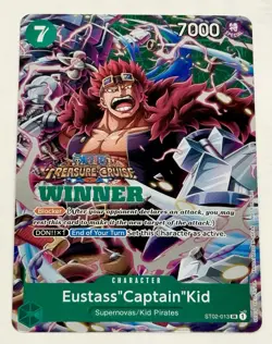 2023 One Piece (3x) Promo Cards Kaido Kid Crocodile Winner Vol. 5 English Foil - Image 3