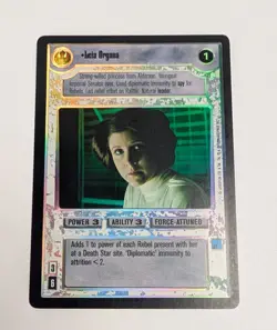 Star Wars CCG - Reflections I 1 Leia Organa Super Rare Foil SRF Card - Image 1