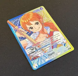 One Piece TCG Nami OP11-041 Leader Alternative Art Card English NM - Image 4