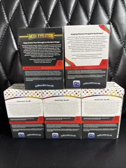 Pokemon 151 Booster Bundle, Obsidian And 1 Mega Evo *EMPTY* Boxes *NO* Cards! - Image 2