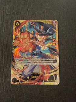 Sabo OP07-118 SEC - One Piece TCG - English Card Near-Mint Secret Rare - Image 1