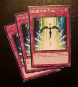 Yugioh Starlight Road Playset (3 Cards) TOCH-EN060 1st Ed Pack Fresh - Image 1