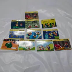 Super Mario World 11 Cards 1991 Top Sun Nintendo Japanese - Image 1
