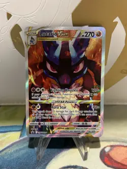 Lucario Vstar SWSH291 Pokemon Sword & Shield Promo Ultra Rare Card NM - Image 1