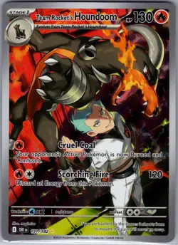 Team Rocket's Houndoom 191/182 SV10: Destined Rivals - Pokemon Card - NM - Image 1