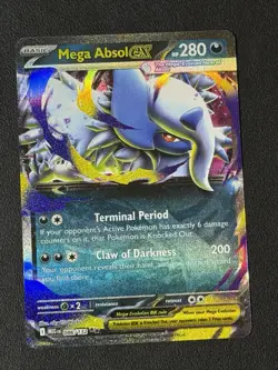 Mega Absol ex 086/132 MEG Mega Evolution NM Double Rare Pokemon Card - Image 1