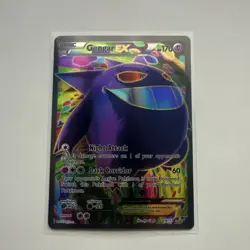 2014 Pokemon Gengar EX Full Art Holo Rare Card 114/119 XY-Phantom Forces - Image 1