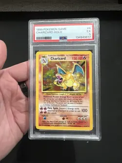 🔥 Charizard HOLO Base Set 1999 PSA 5 4/102 Pokemon Card Vintage Wotc - Image 1
