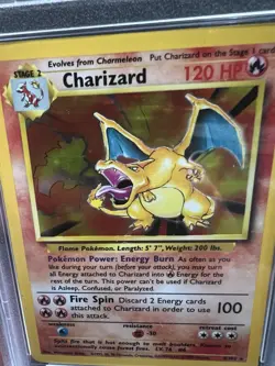 🔥 Charizard HOLO Base Set 1999 PSA 5 4/102 Pokemon Card Vintage Wotc - Image 3