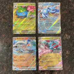 Promo Stamped EX Holo Lot of 4 Pokemon Trading Card Game | NM - LOT A - Image 1