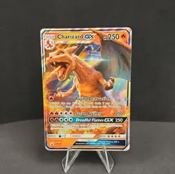 Charizard GX SM195 - Sun & Moon Black Star Promo Holo Pokemon Card TCG - Image 1