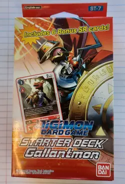 Digimon CCG ST-7 : Starter Deck Gallantmon (54 Cards) Bandai 811039035655 - Image 1