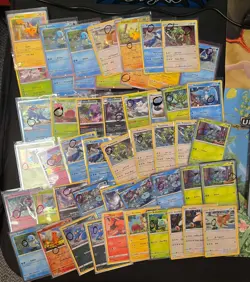 Pokemon Cosmic Foil Swirl Lot (50 Cards) - Image 1