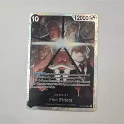 Bandai One Piece CCG Five Elders Character Card OP13-082 Full Art Foil 12000 - Image 1
