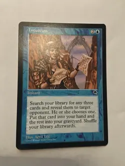 Intuition Tempest Regular MTG Card Near Mint Condition Never Played! See Photos - Image 1