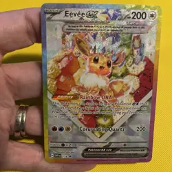 Eevee ex - Promo SV: Scarlet & Violet Black Star Promo Cards 174 NM - Image 4