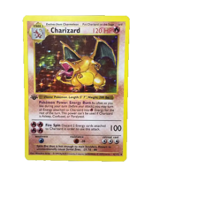 PKM Cards 1st Edition Charizard Blastoise Dragonite 1996 Base Set Single Foil Ca - Image 1