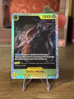 Gecko Moria OP14-104 SR The Azure Sea’s Seven One Piece Card Game English - Image 1
