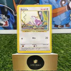 RATTATA - 61/102 - Base Set - Pokemon Card - PL - Image 1