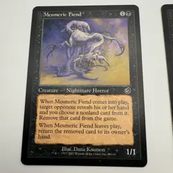 2x Mesmeric Fiend MTG Torment LP Magic The Gathering Playset - Image 2