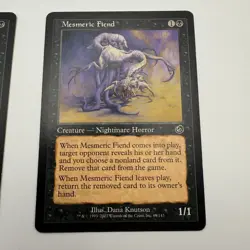 2x Mesmeric Fiend MTG Torment LP Magic The Gathering Playset - Image 5