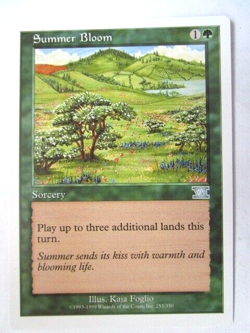 MTG Summer Bloom 6th Edition Light Play!! - Image 1