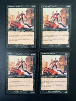 MTG- Withered Wretch x4 - Time Shifted - Image 1