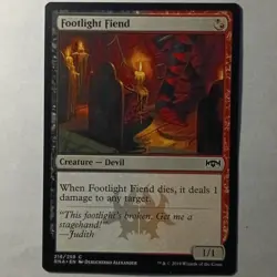 Ravnica Allegiance Magic: The Gathering Footlight Fiend - Image 1