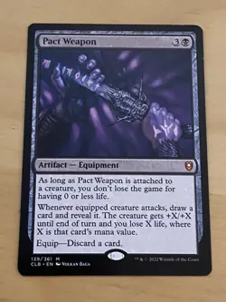 MTG Pact Weapon NM Commander Legends: Battle for Baldur's Gate - Image 1