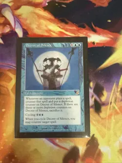 MTG Decree of Silence - Scourge #32 - Image 1