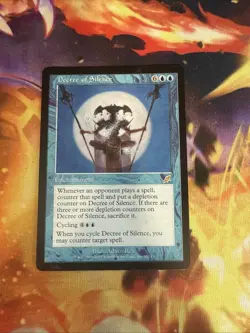 MTG Decree of Silence - Scourge #32 - Image 3