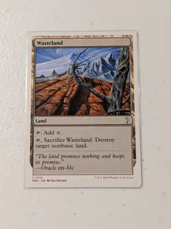 MTG Wasteland (White Border) Mystery Booster 2 NM - Image 1