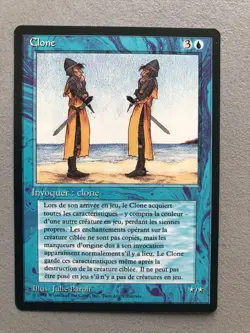 Mtg Carte Magic Fbb Clone French NM/LP - Image 1