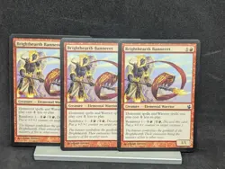 Brighthearth Banneret X 3 LP Morningtide MTG - Image 1