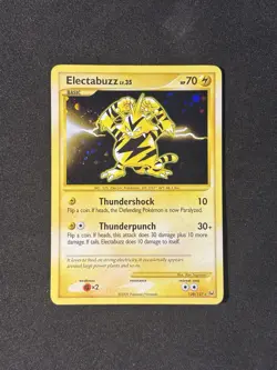 Pokemon TCG Electabuzz 128/127 Platinum Secret Rare Holo Vintage SHIPS NEXT DAY - Image 1