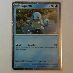 Squirtle Cosmos Holo Black Star Promo - SVP048 - Scarlet & Violet Pokemon 2023 - Image 1