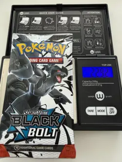 Heavy 22.92! Pokemon TCG SV 10.5 Black Bolt Booster Pack Sealed! Demi-God PackU! - Image 1
