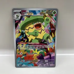 Pokemon TCG Ludicolo Phantasmal Flames Illustration Rare 095/094 PACK FRESH - Image 1