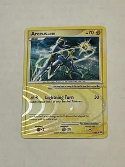 Pokemon TCG Arceus AR6 Platinum Arceus Holo Rare 2009 NM - Image 3