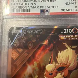 Pokemon TCG Flareon v Sword & Shield SWSH179 Holo Promo PSA 8 - Image 4