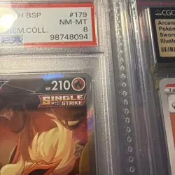 Pokemon TCG Flareon v Sword & Shield SWSH179 Holo Promo PSA 8 - Image 5