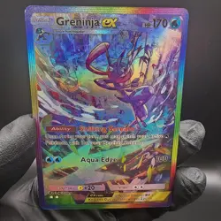 Pokemon Greninja Pocket TCG Holo With Texture Read Description - Image 1