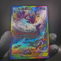 Pokemon Greninja Pocket TCG Holo With Texture Read Description - Image 2