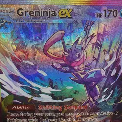 Pokemon Greninja Pocket TCG Holo With Texture Read Description - Image 3