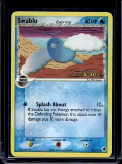 2006 Pokemon EX Dragon Frontiers Swablu Delta Species Reverse Holo #65/101 - Image 1