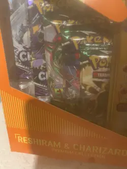POKEMON TCG RESHIRAM & CHARIZARD-GX PREMIUM COLLECTION (EVOLVING SKIES) SEALED - Image 2