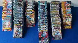 Variety Booster Bundle 4X Pokemon Packs + Holo Prismatic, Stellar Crown, Lot 02 - Image 3