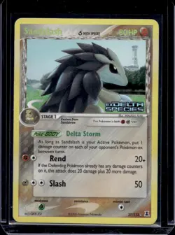2005 Pokemon EX Delta Species Sandslash Reverse Holo #27/113 - Image 1