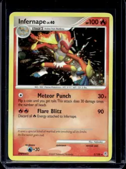 2007 Pokemon Diamond & Pearl Infernape Holo #5/130 - Image 1